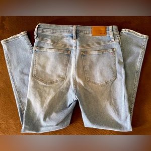 Madewell 10" High Rise Skinny Crop Jeans, Size 27